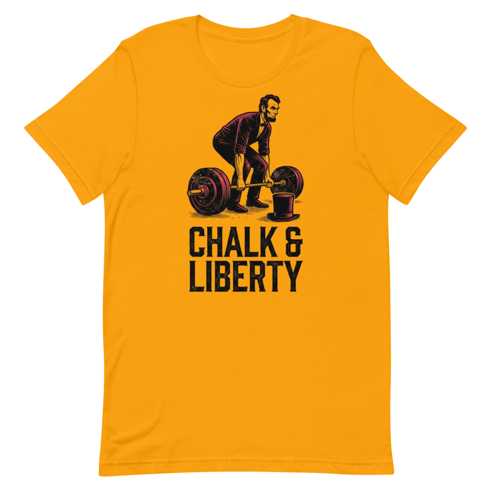 Deadlift & Democracy — Funny Gym Shirt for Lifters
