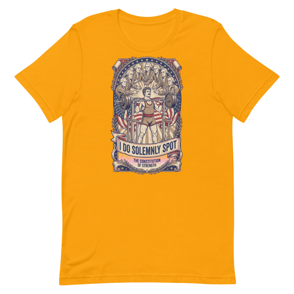 Founding Fathers Fitness — Funny Gym Shirt for Lifters
