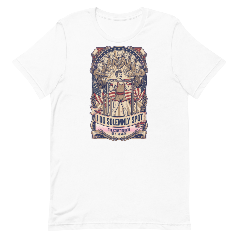 Founding Fathers Fitness — Funny Gym Shirt for Lifters
