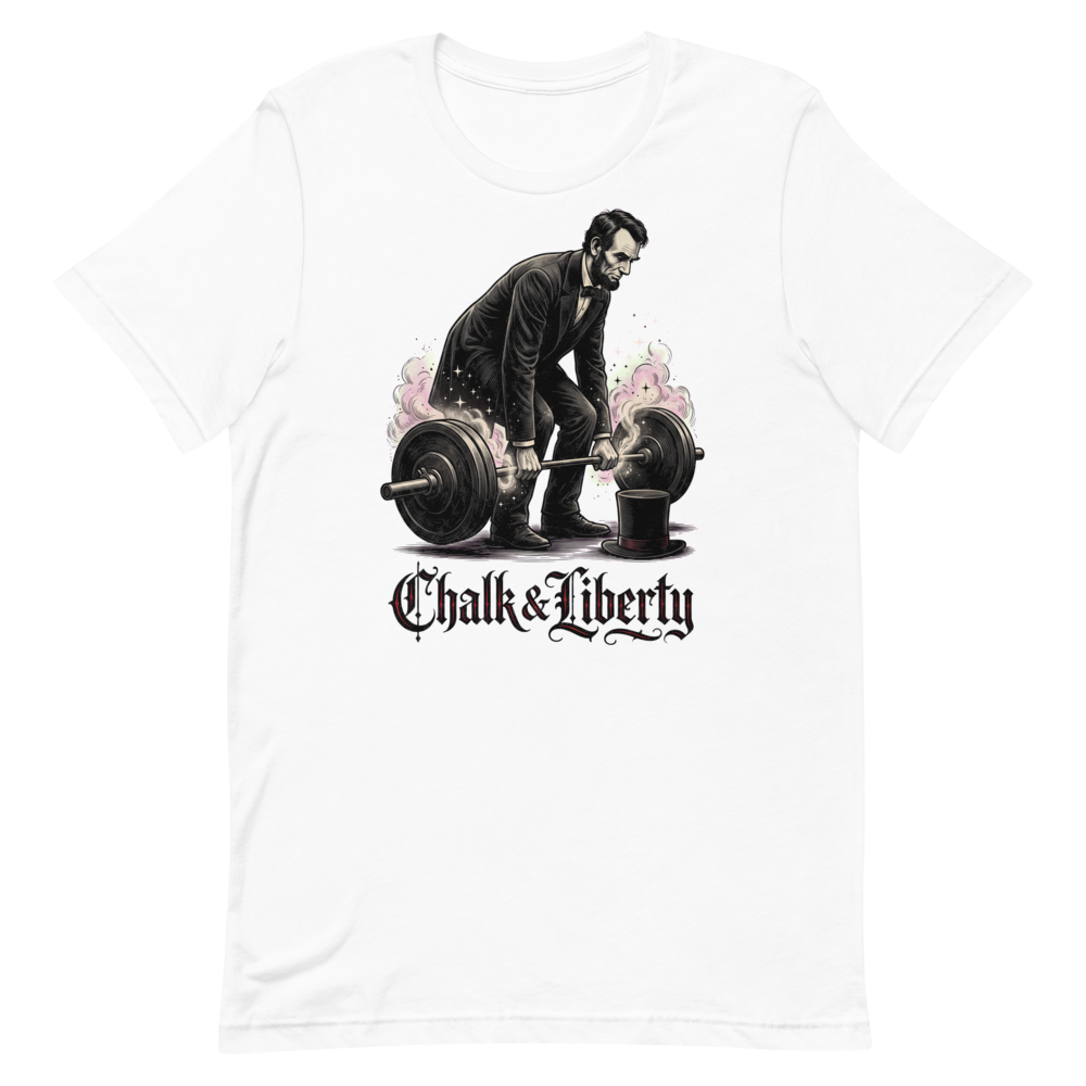 Deadlift Like Abe — Funny Gym Shirt for Lifters
