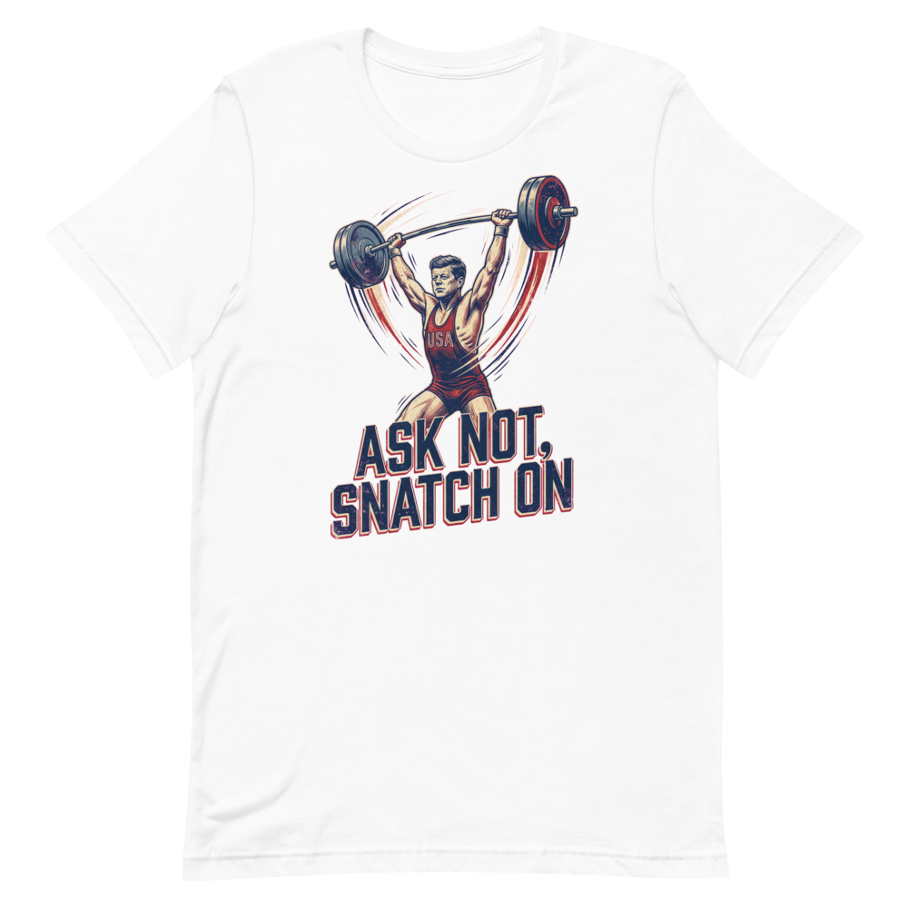Lift Like a Legend — Funny JFK Gym Shirt for Lifters