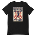Press Like a President — Retro Gym Shirt for Proud Patriots