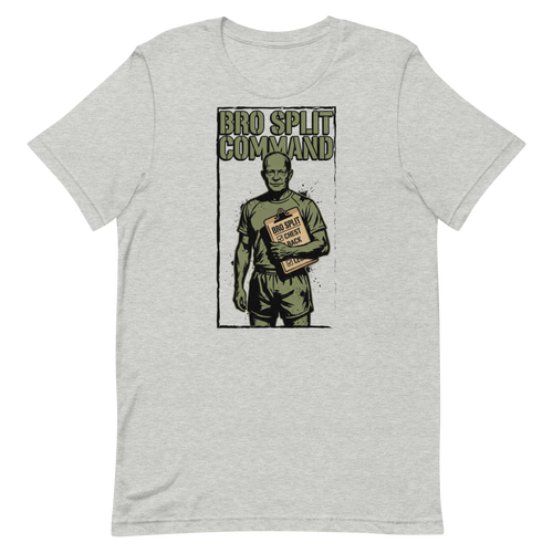 Bro Split Commander — Funny Gym Shirt for Fitness Fanatics
