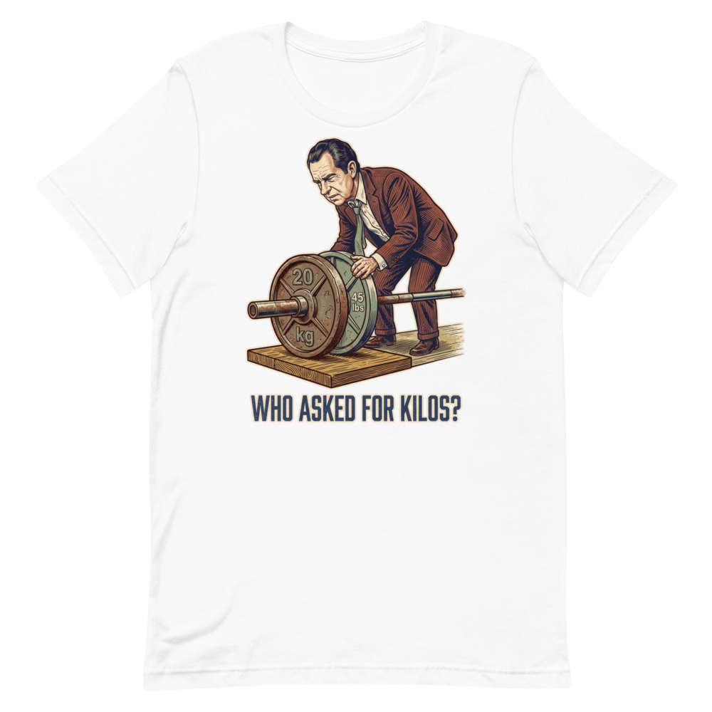 Who Asked For Kilos? — Funny Gym Shirt for Lifters
