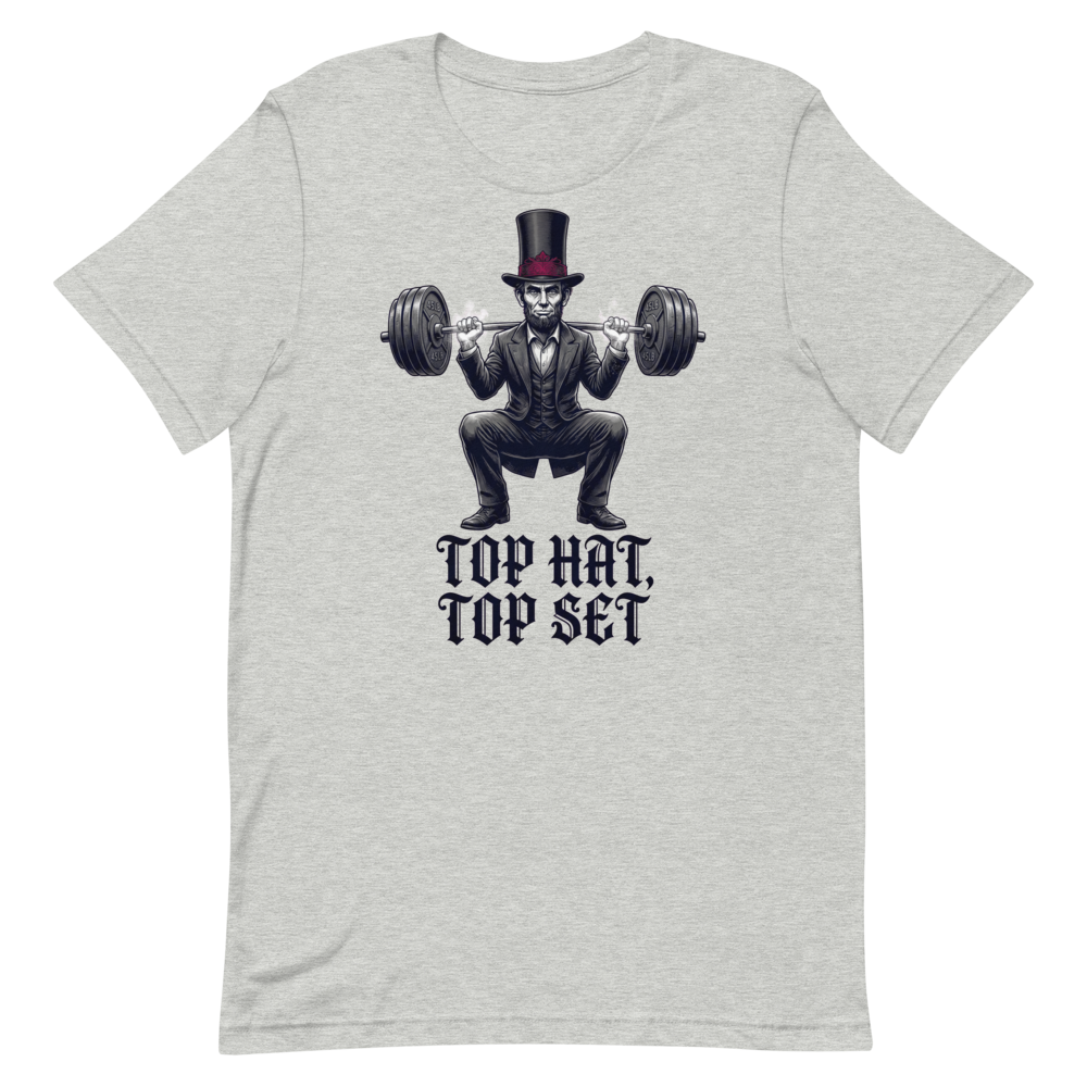 Squat Like Lincoln — Funny Shirt for Gym Lovers