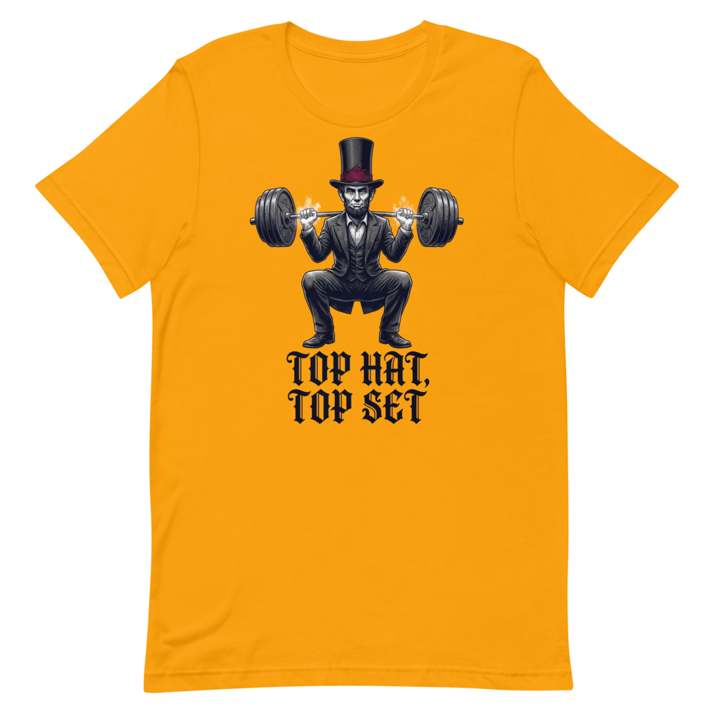Squat Like Lincoln — Funny Shirt for Gym Lovers