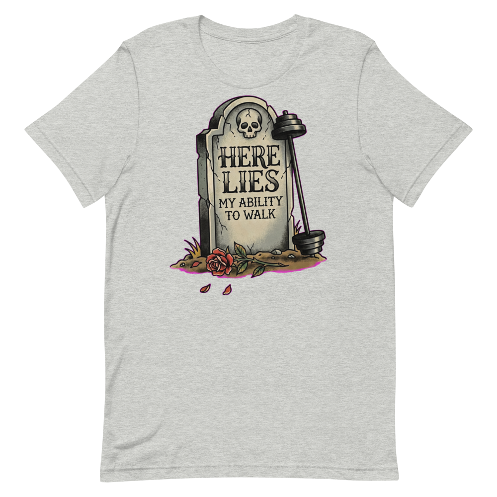 Deadlift and Rest in Peace — Gym Shirt for Lifters