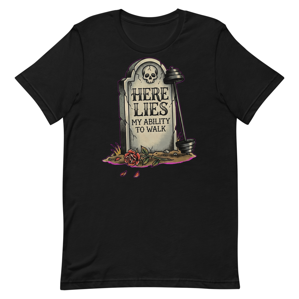 Deadlift and Rest in Peace — Gym Shirt for Lifters