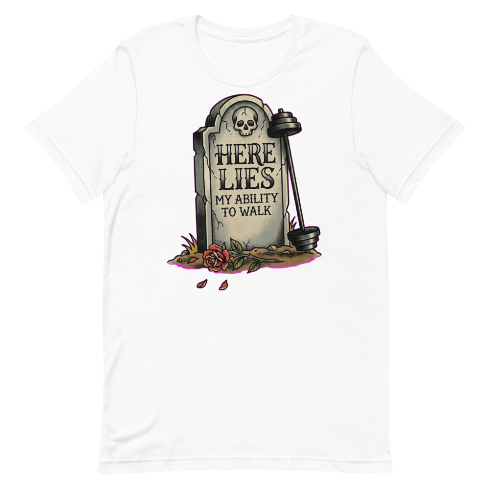 Deadlift and Rest in Peace — Gym Shirt for Lifters