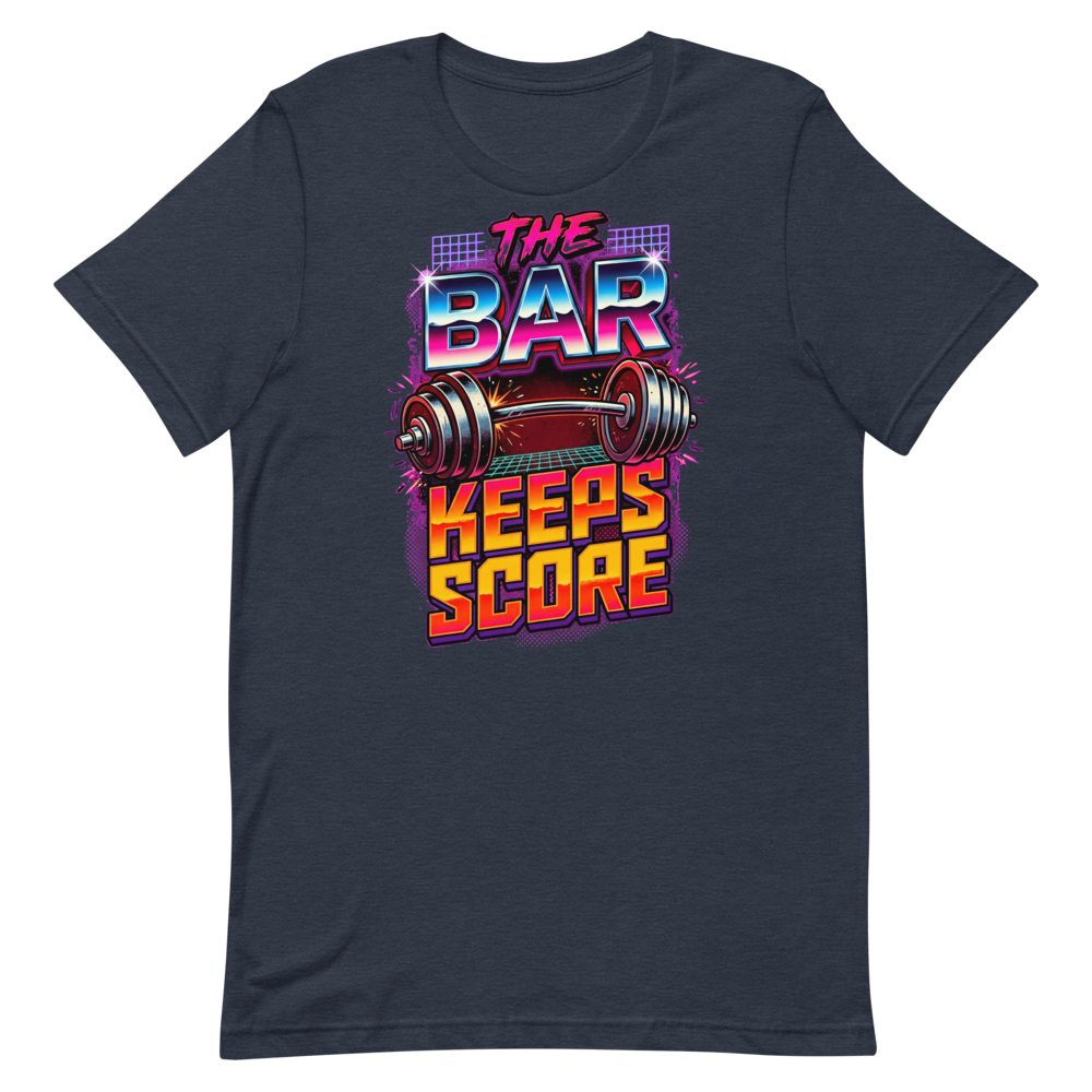 Lift Heavy, Laugh Hard — Gym Shirt for Barbell Warriors
