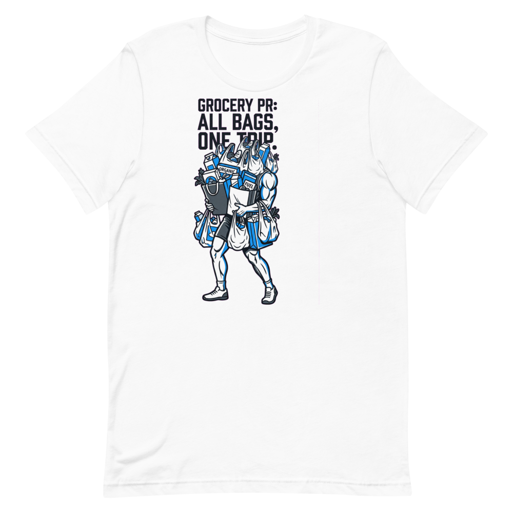 Grocery PR Champion — Funny Gym Shirt for Lifters