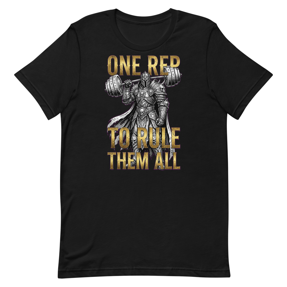 Rep Ruler — Dark Fantasy Warrior Shirt for Lifters