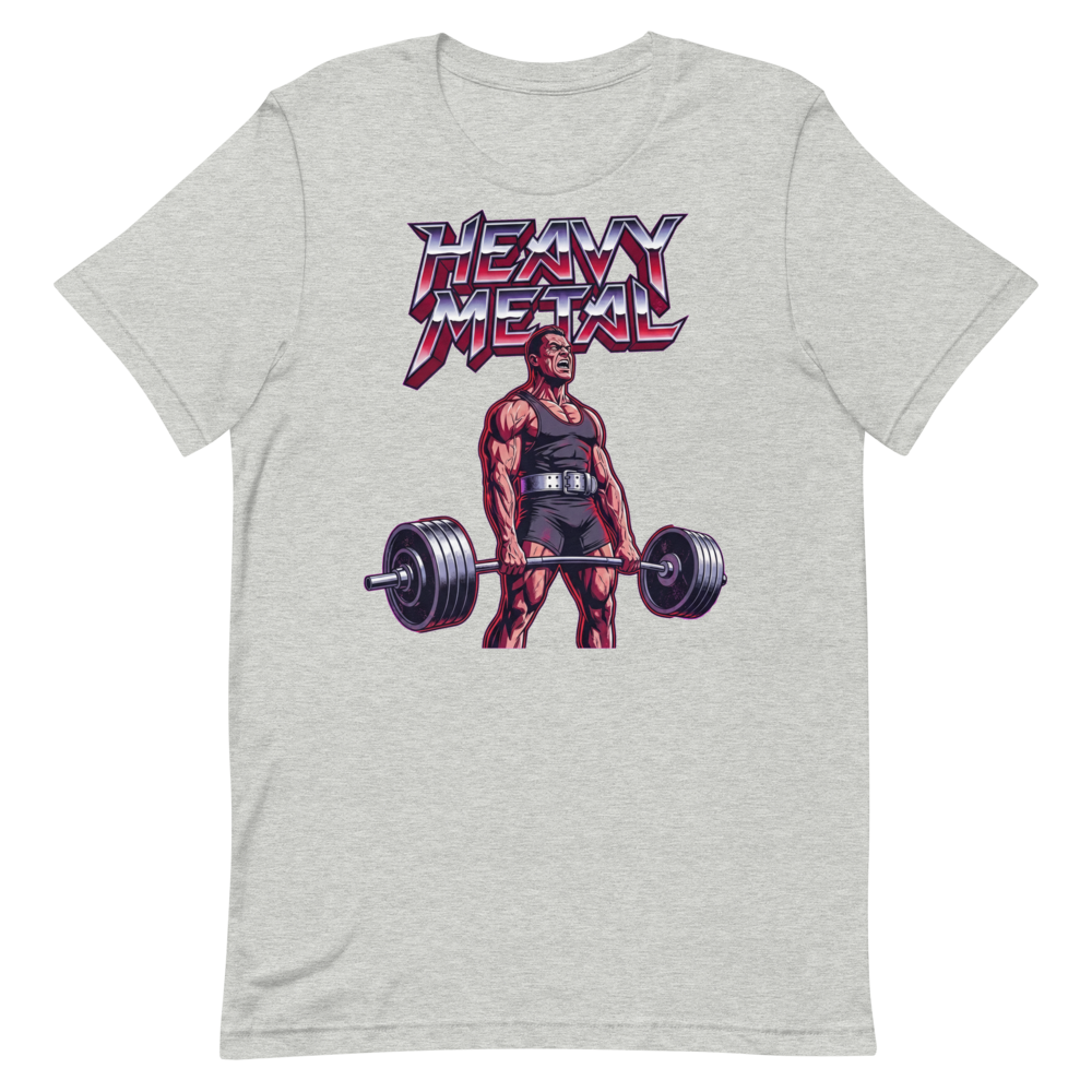 Heavy Metal Vibes — Graphic Novel Shirt for Powerlifters