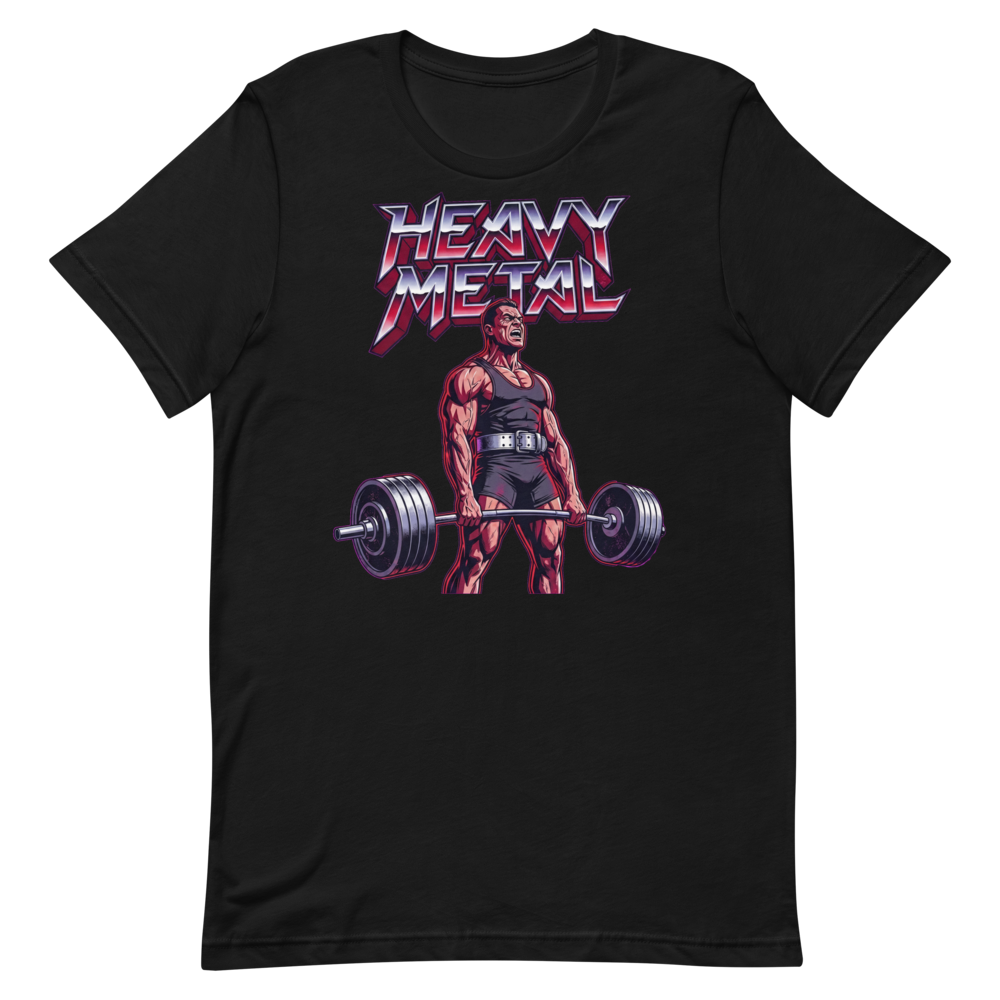 Heavy Metal Vibes — Graphic Novel Shirt for Powerlifters
