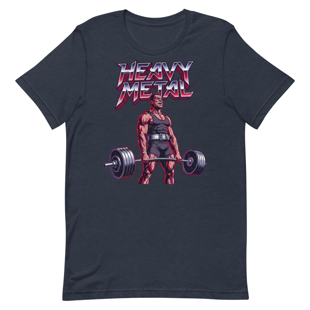 Heavy Metal Vibes — Graphic Novel Shirt for Powerlifters