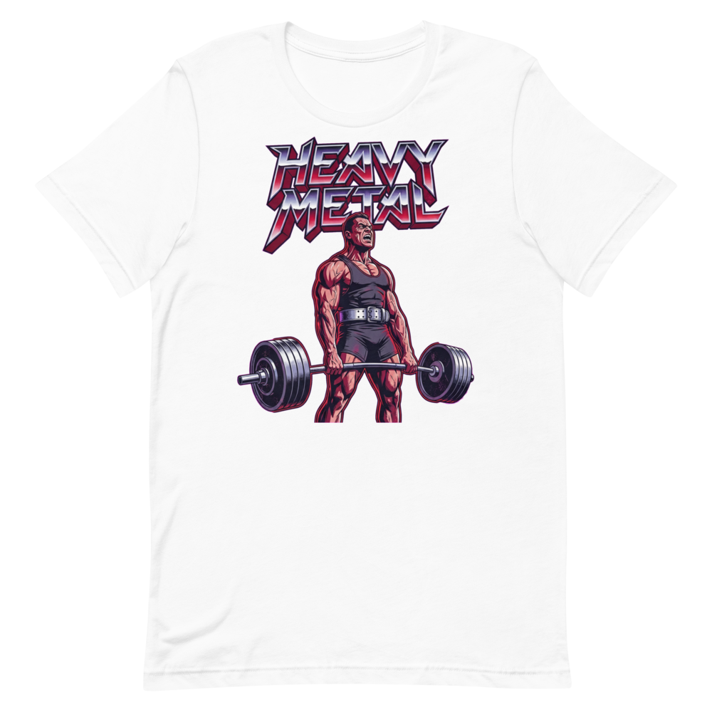 Heavy Metal Vibes — Graphic Novel Shirt for Powerlifters