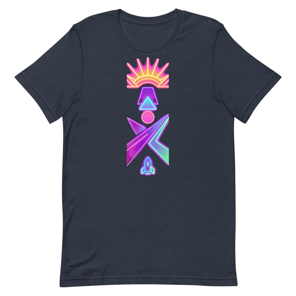 Neon Vibes Only — Minimalist 80s-Inspired Shirt for Cool Cats