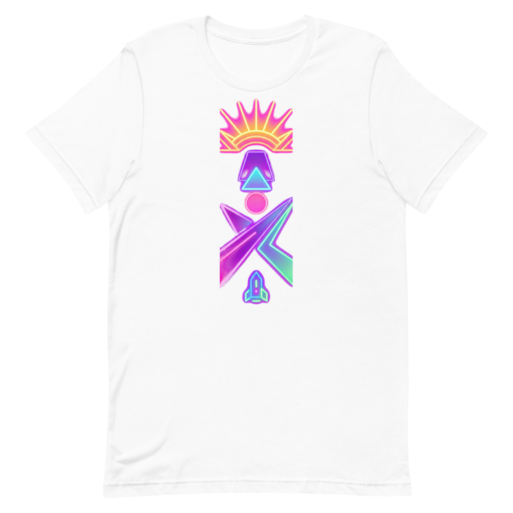Neon Vibes Only — Minimalist 80s-Inspired Shirt for Cool Cats