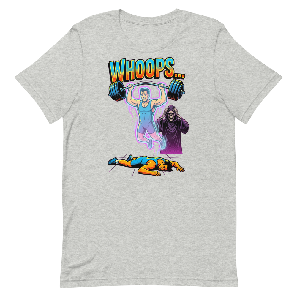 Ghost Lifter Whoops — Funny Gym Shirt for Fitness Fans