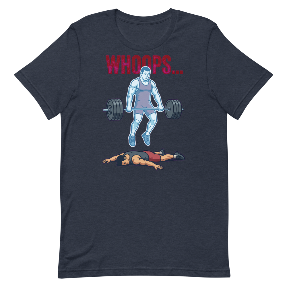 Whoops... Ghost Lifter Tee — Funny Shirt for Gym Lovers