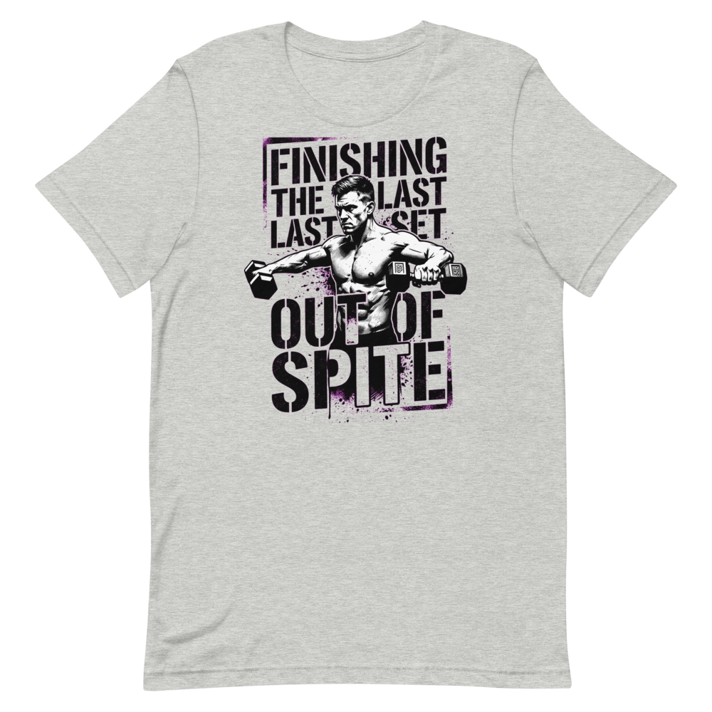 Spiteful Gains — Funny Gym Shirt for Determined Lifters