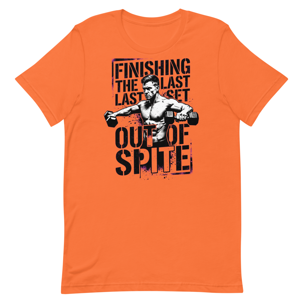 Spiteful Gains — Funny Gym Shirt for Determined Lifters