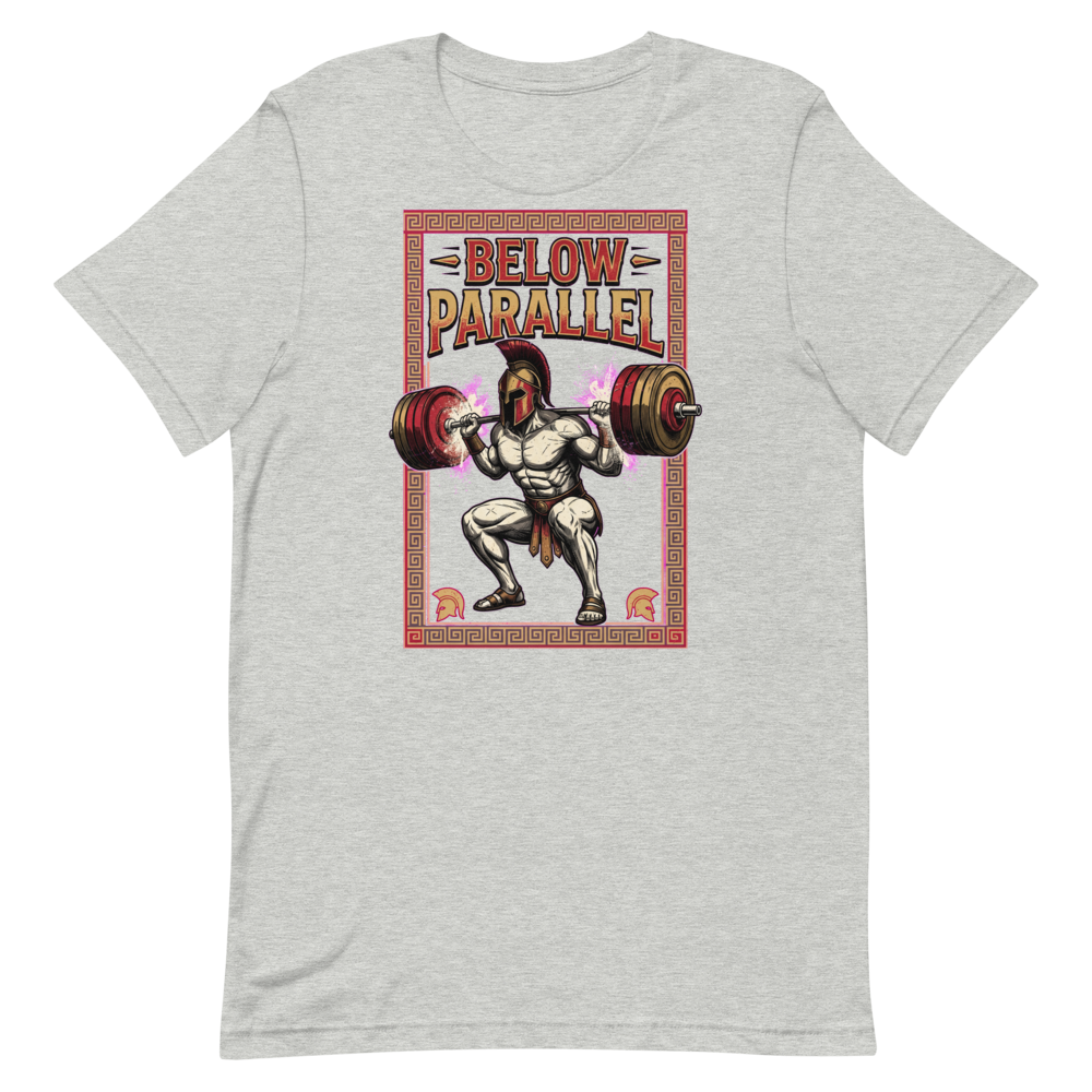Squat Like a Spartan — Gym Shirt for Serious Lifters