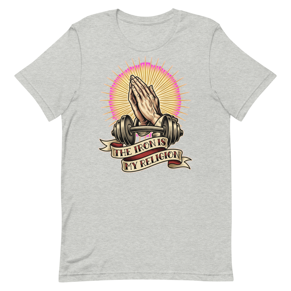 Iron Believer — Vintage Tattoo Shirt for Gym Faithful