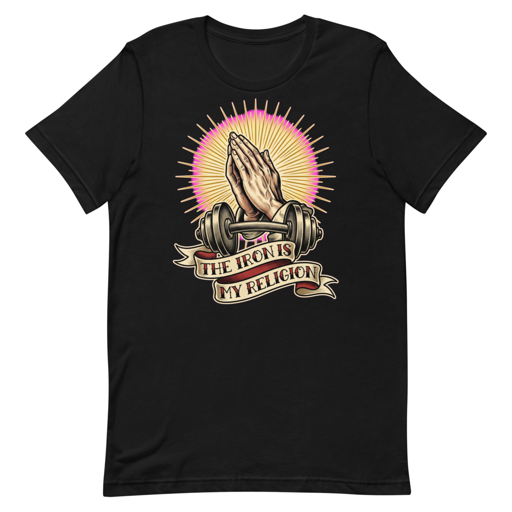 Iron Believer — Vintage Tattoo Shirt for Gym Faithful