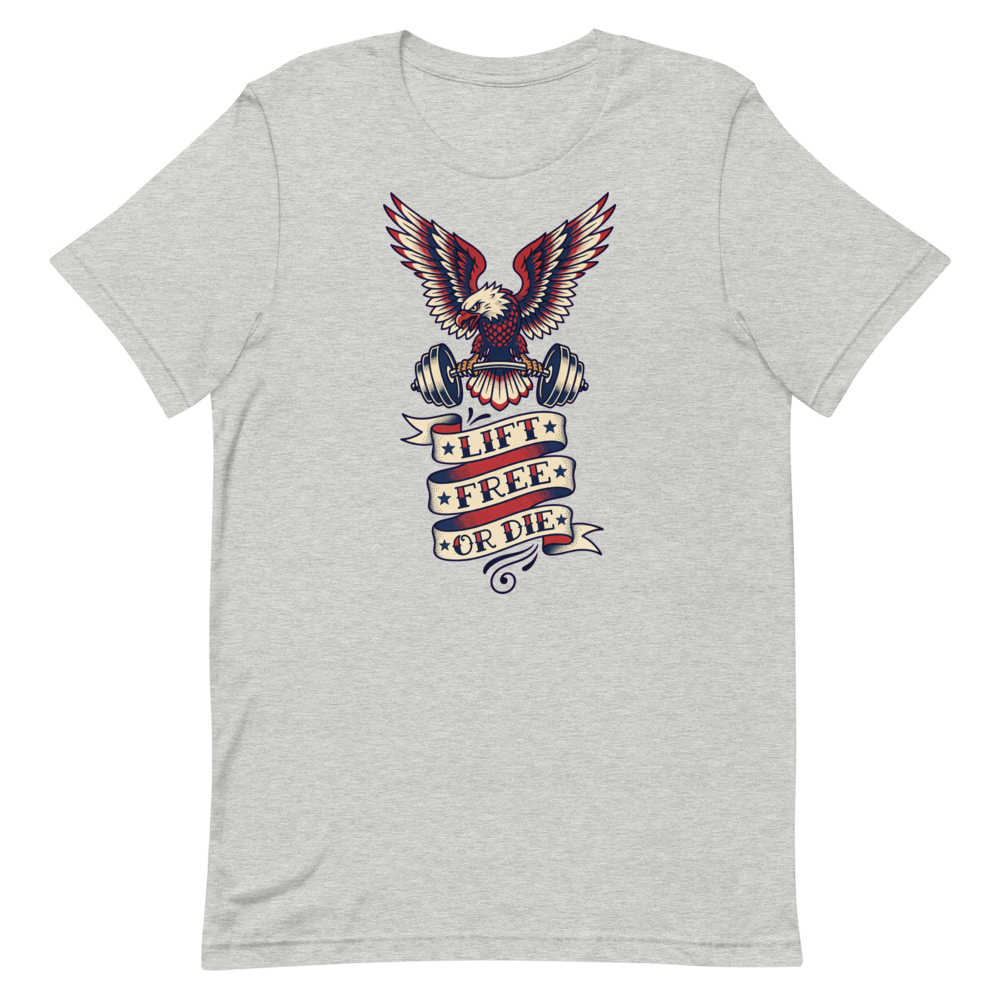 Lift Free or Die — Fierce Eagle Gym Shirt for Lifters