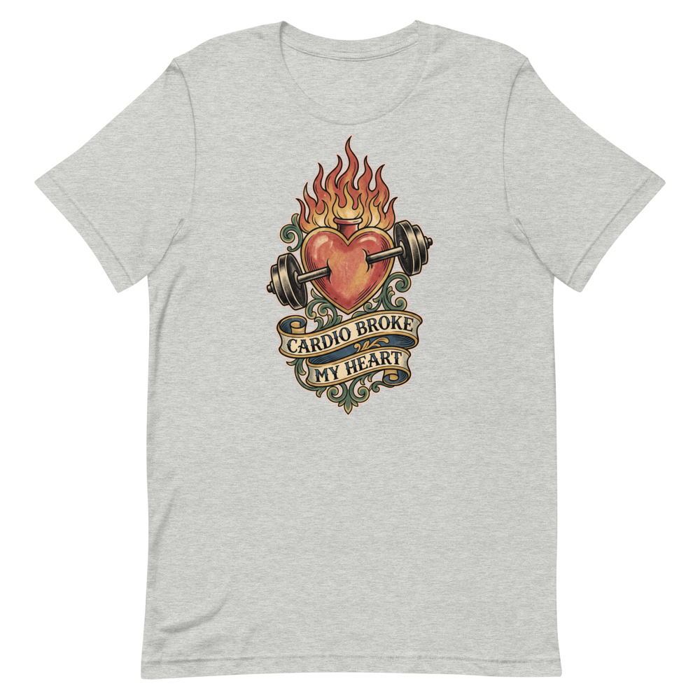 Heartbreaker — Funny Gym Shirt for Lifters Who Love Cardio