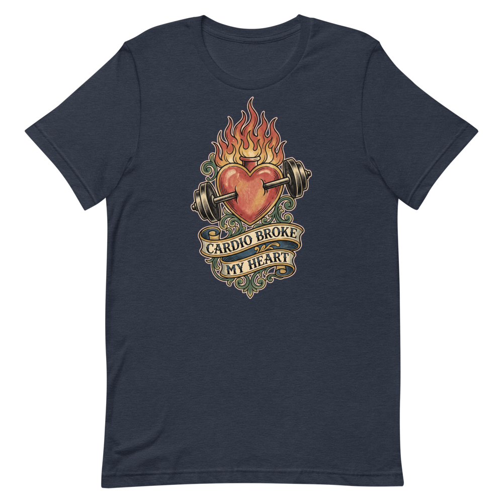 Heartbreaker — Funny Gym Shirt for Lifters Who Love Cardio