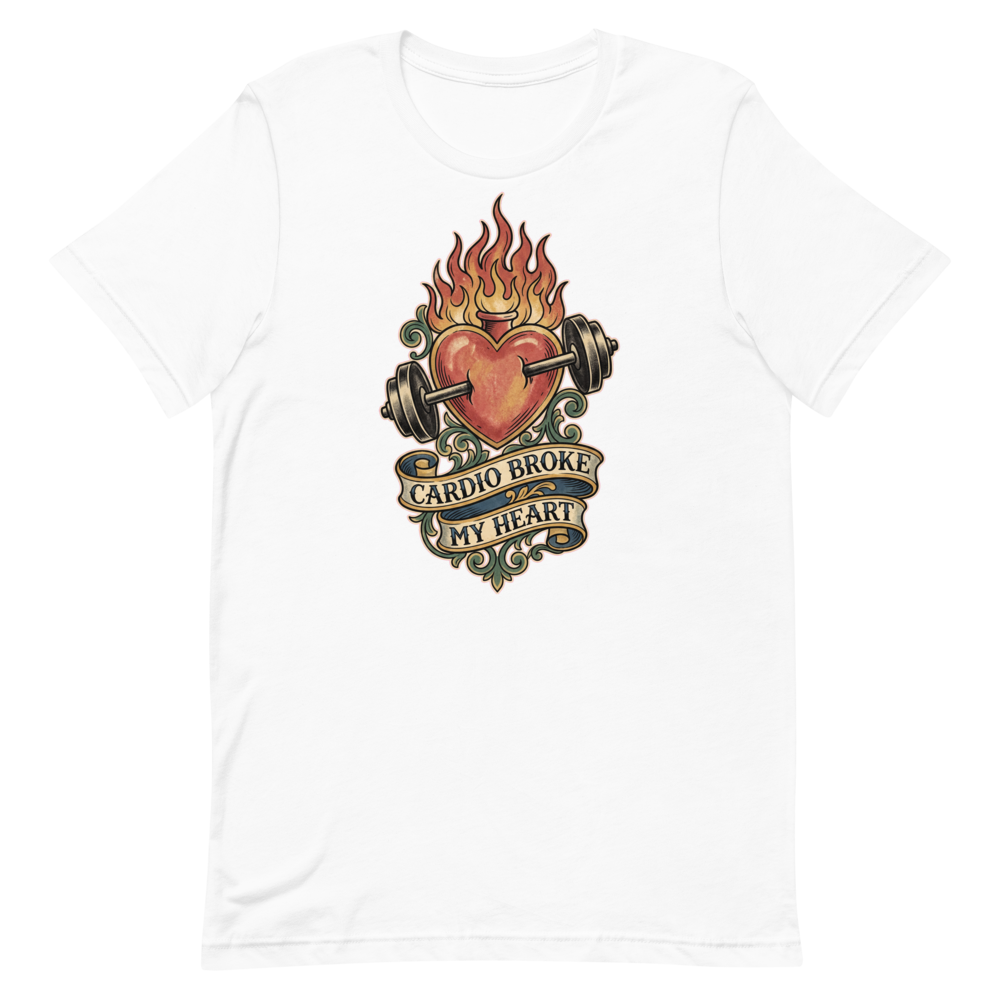 Heartbreaker — Funny Gym Shirt for Lifters Who Love Cardio