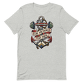 Stay Anchored, Stay Swole — Sailor Tattoo Gym Shirt for Lifters