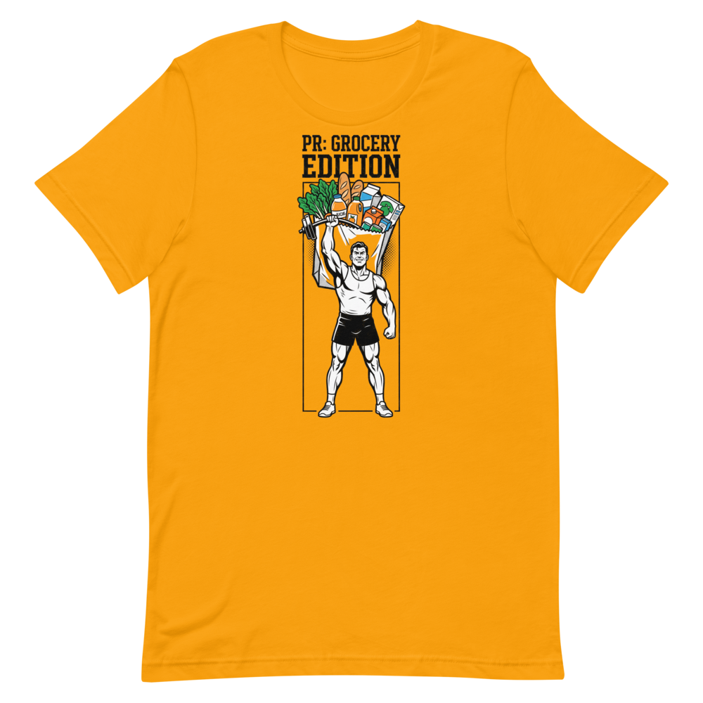 Grocery Gains — Funny Shirt for Workout Warriors