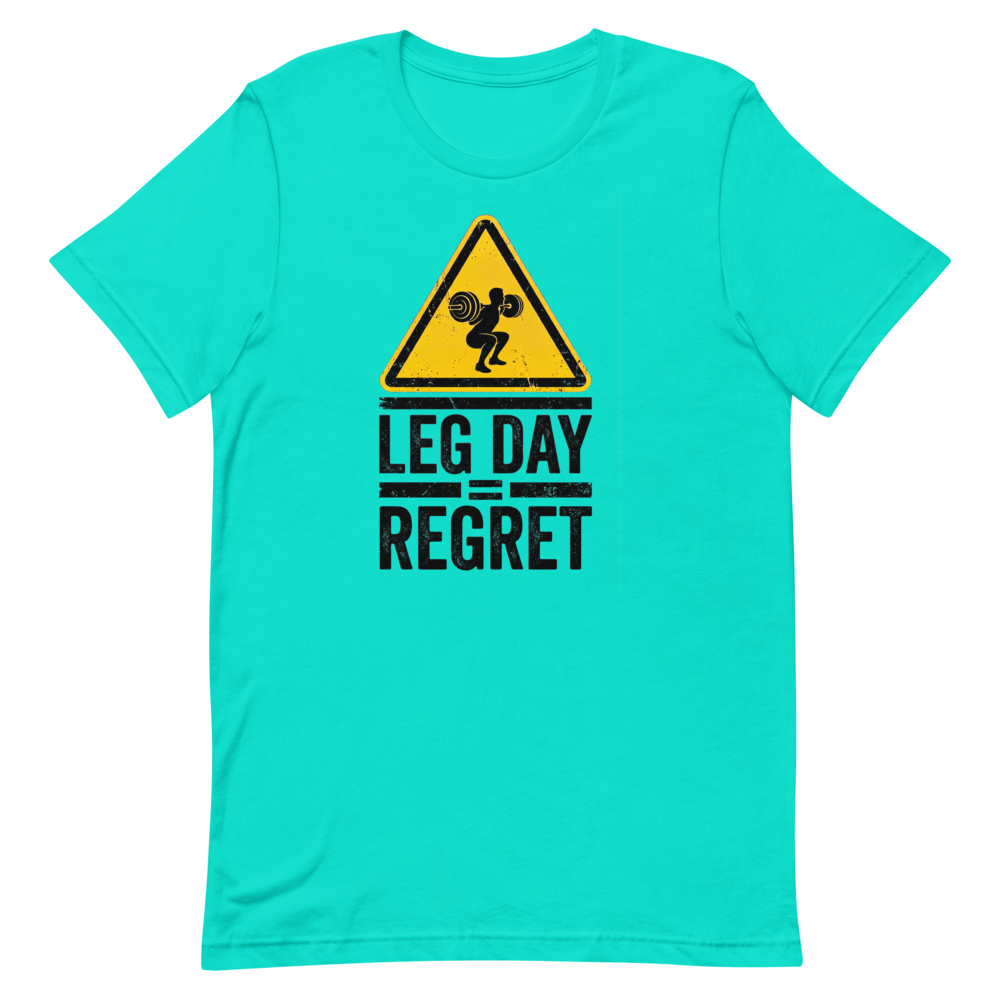 Leg Day Regret — Funny Gym Shirt for Lifters