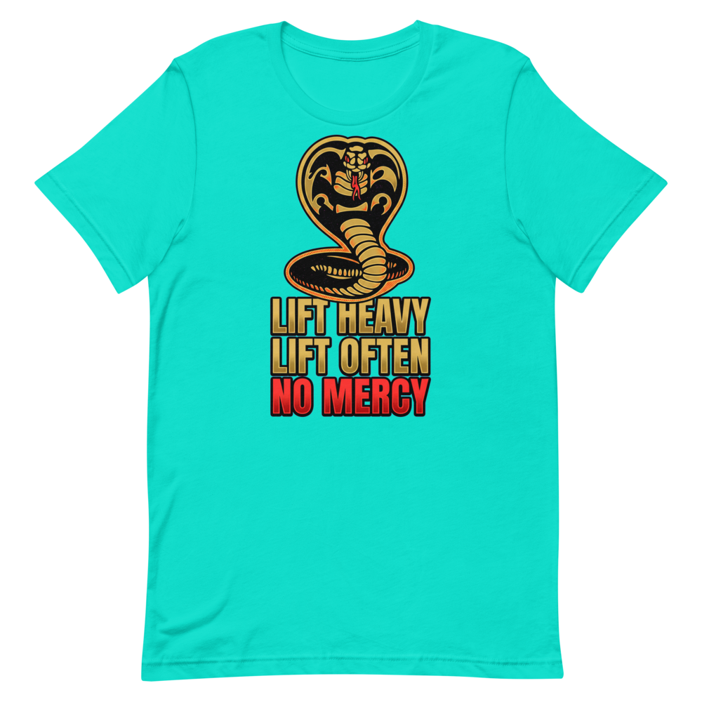 No Mercy Motivation — Vintage Gym Shirt for Heavy Lifters