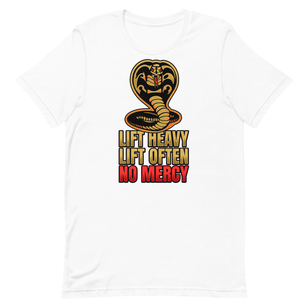 No Mercy Motivation — Vintage Gym Shirt for Heavy Lifters