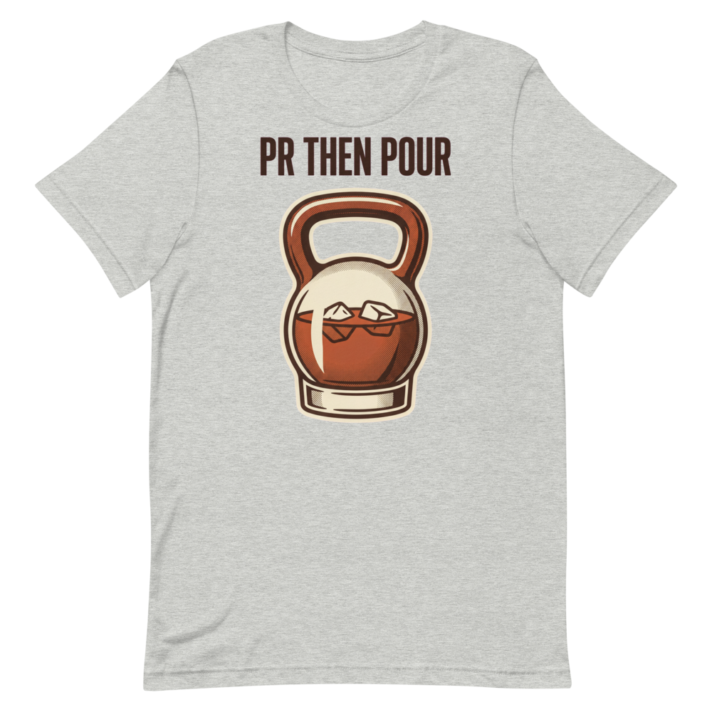 Cheers to Gains — Funny Gym Shirt for Lifters Who Pour
