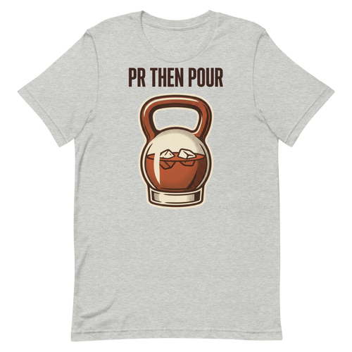 Cheers to Gains — Funny Gym Shirt for Lifters Who Pour