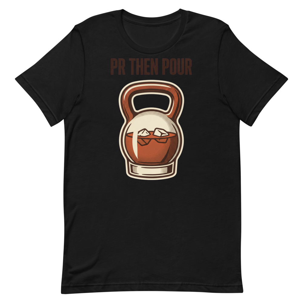 Cheers to Gains — Funny Gym Shirt for Lifters Who Pour