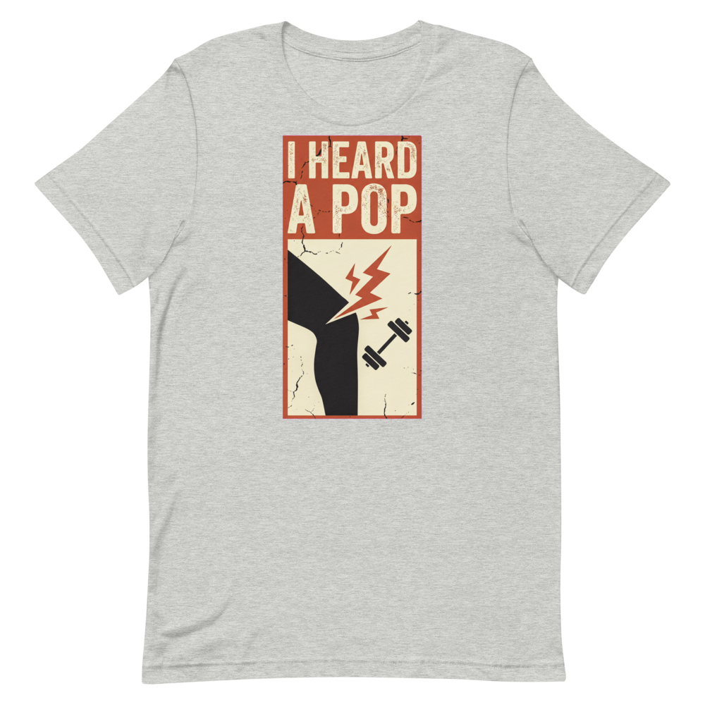 Knee Popper — Funny Gym Shirt for Lifters Who Get It