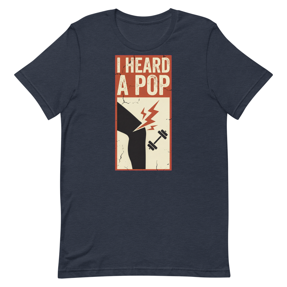 Knee Popper — Funny Gym Shirt for Lifters Who Get It