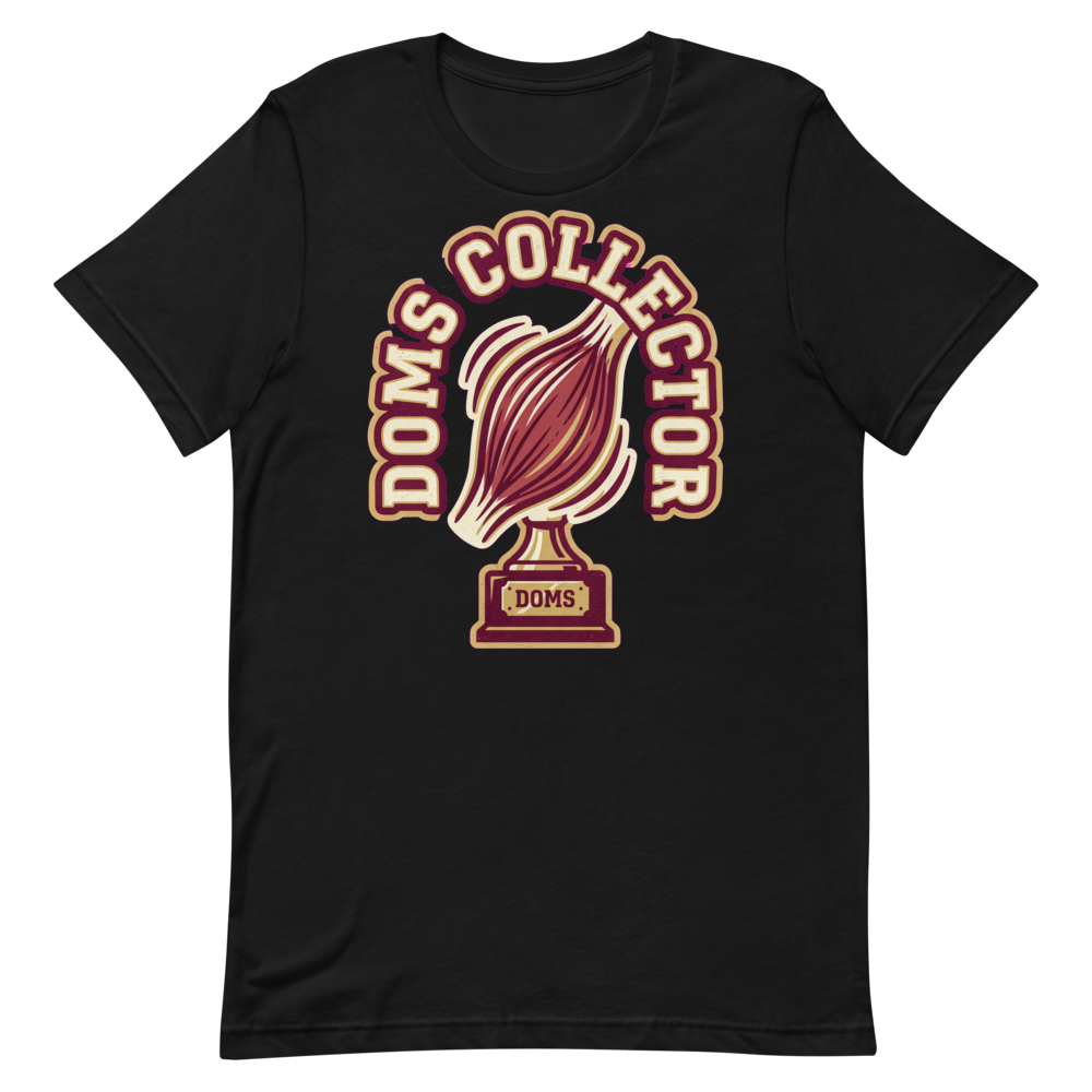 DOMS Collector — Vintage Gym Shirt for Muscle Enthusiasts