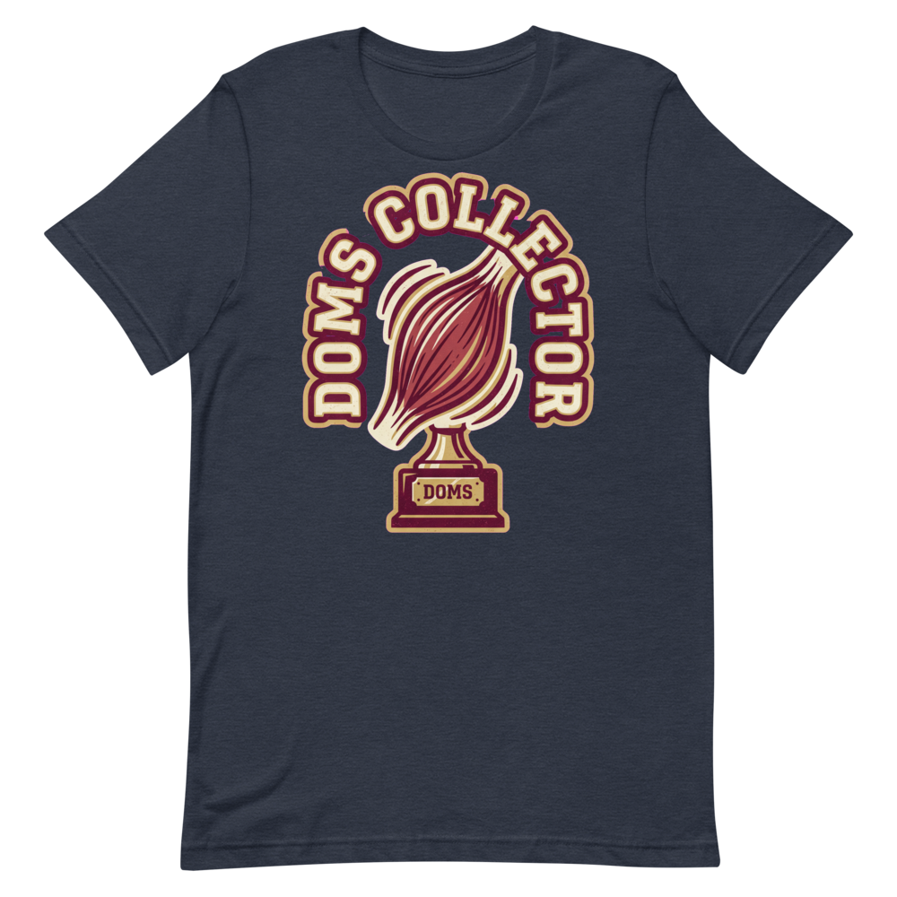 DOMS Collector — Vintage Gym Shirt for Muscle Enthusiasts