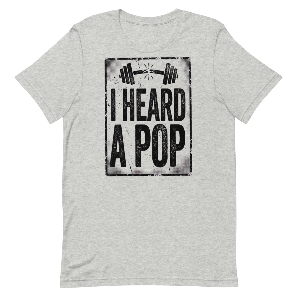 Pop Culture Lift — Funny Gym Shirt for Weightlifters