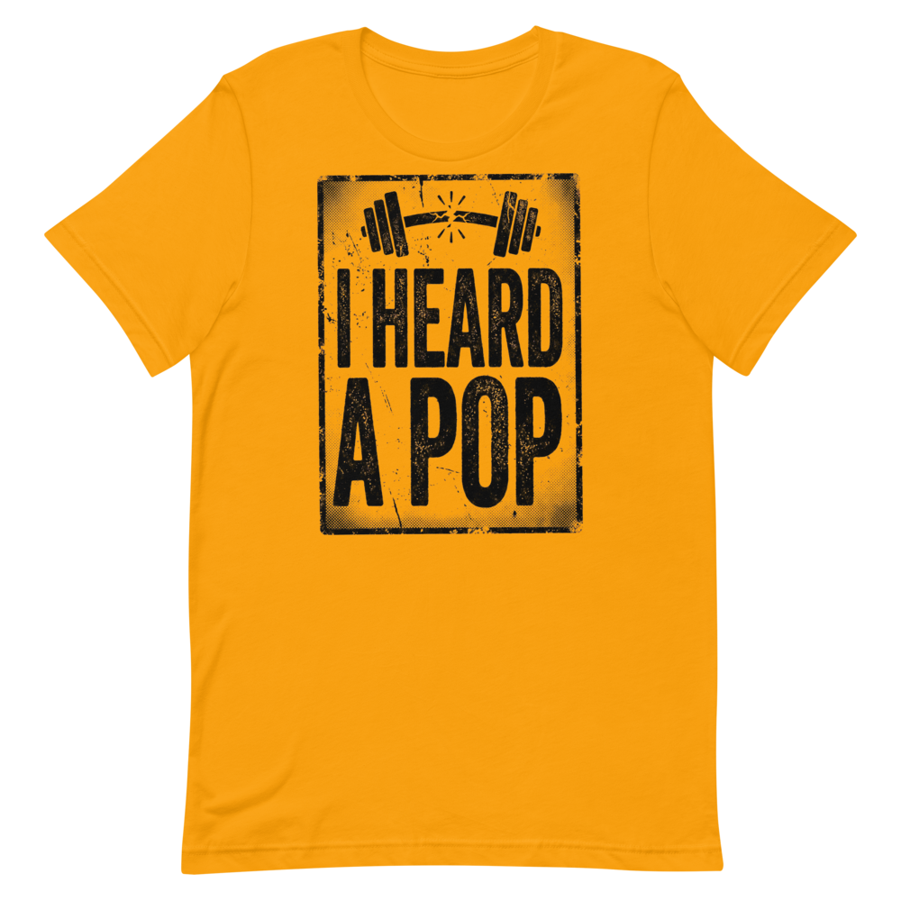 Pop Culture Lift — Funny Gym Shirt for Weightlifters