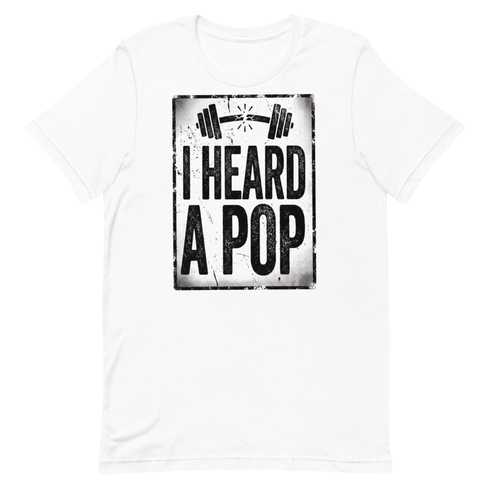 Pop Culture Lift — Funny Gym Shirt for Weightlifters
