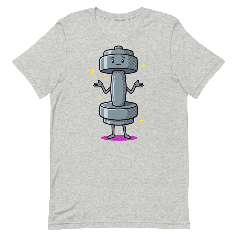 Confused Gains — Humorous Gym Shirt for Fitness Lovers