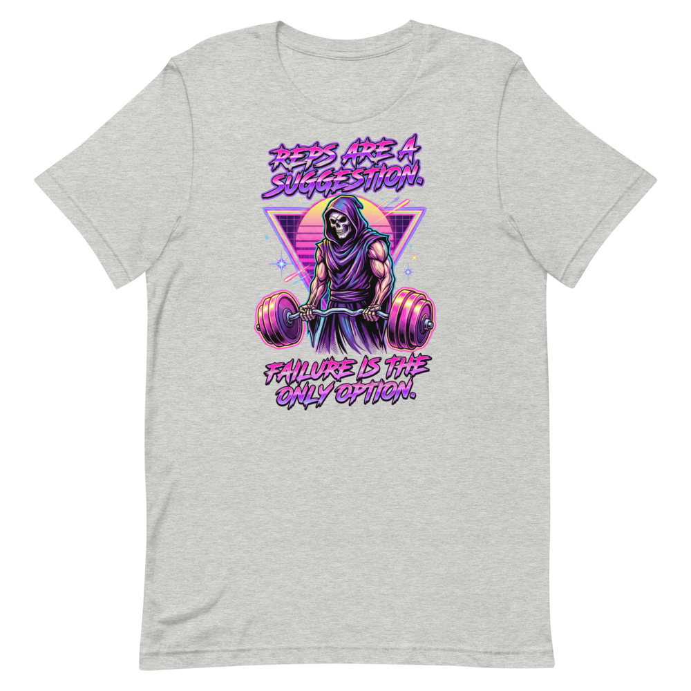 Grim Gains — Funny Gym Shirt for Lifters with Attitude